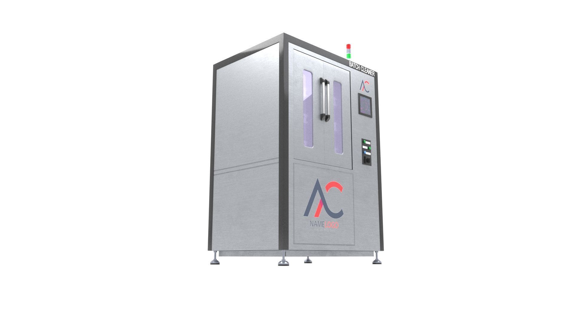 Industrial PCB Batch Cleaner Machine - Printed Circuit Boards  3D model_4