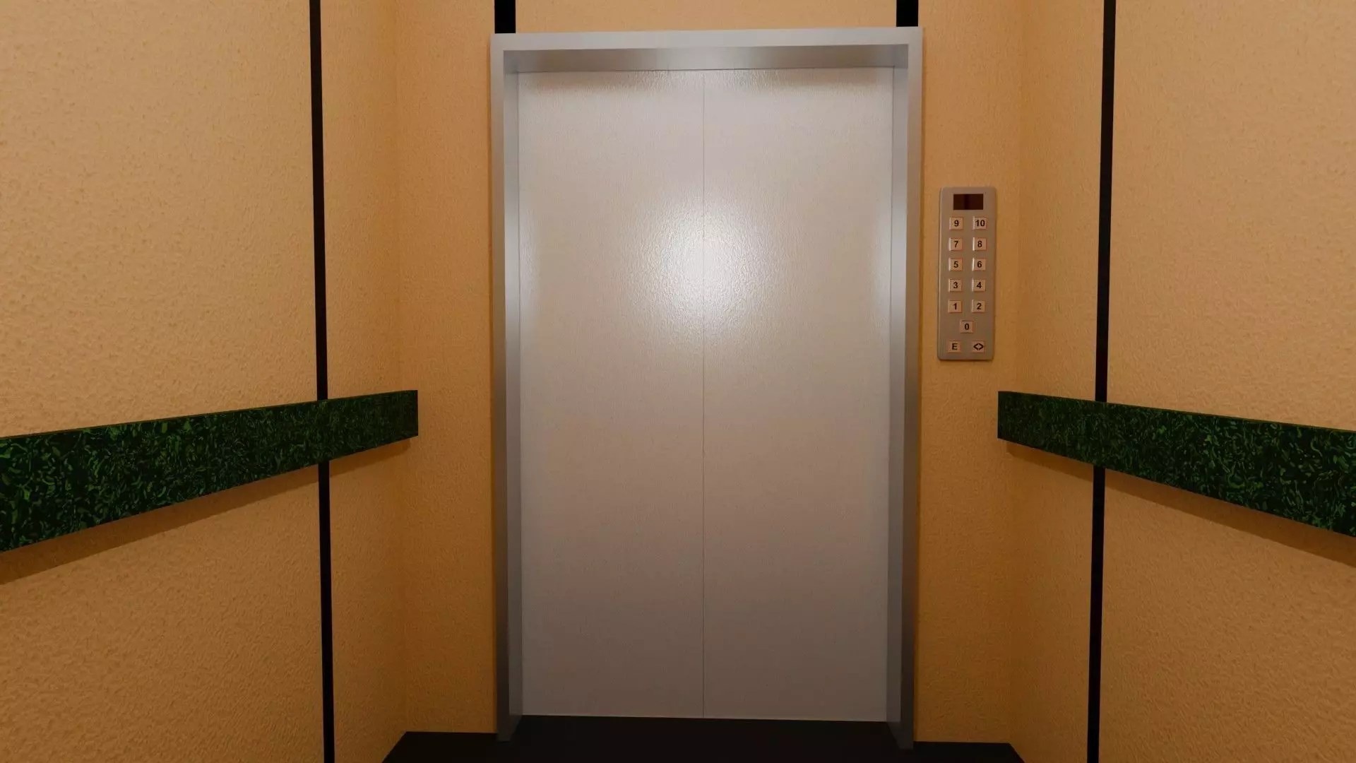 Elevator 2 Low-poly 3D model