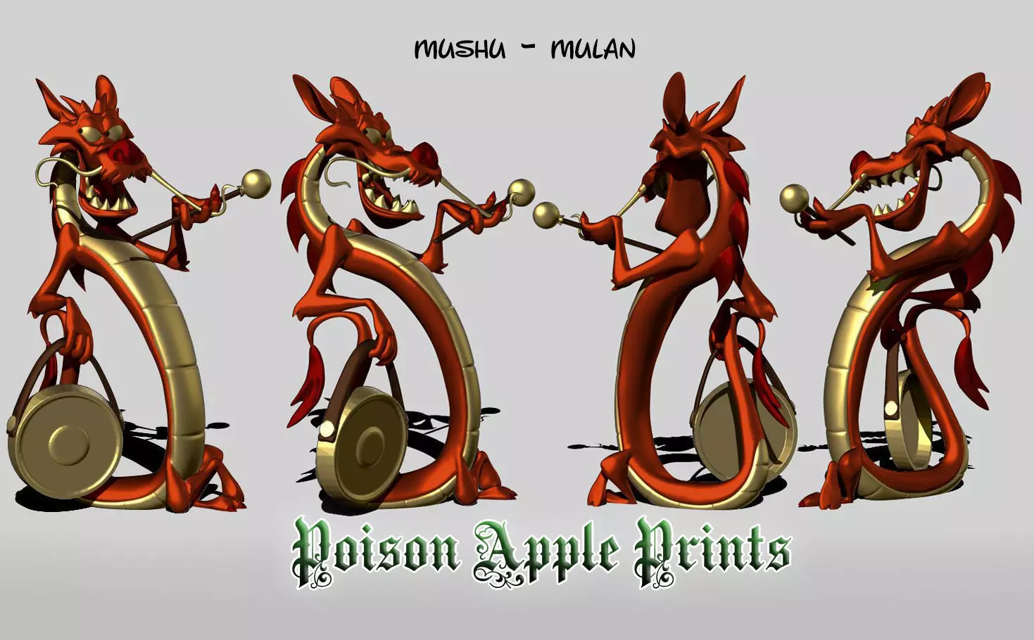 MUSHU - MULAN 3D print model_0