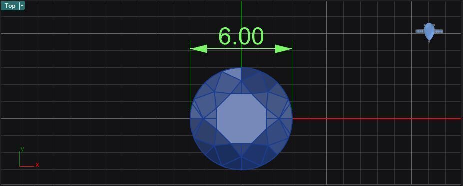 Heart and round shape diamond flower ring 3D print model_25