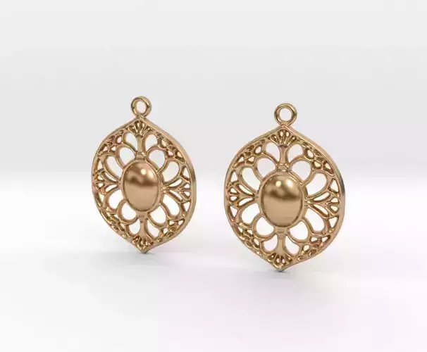 Morning Earrings 3D print model