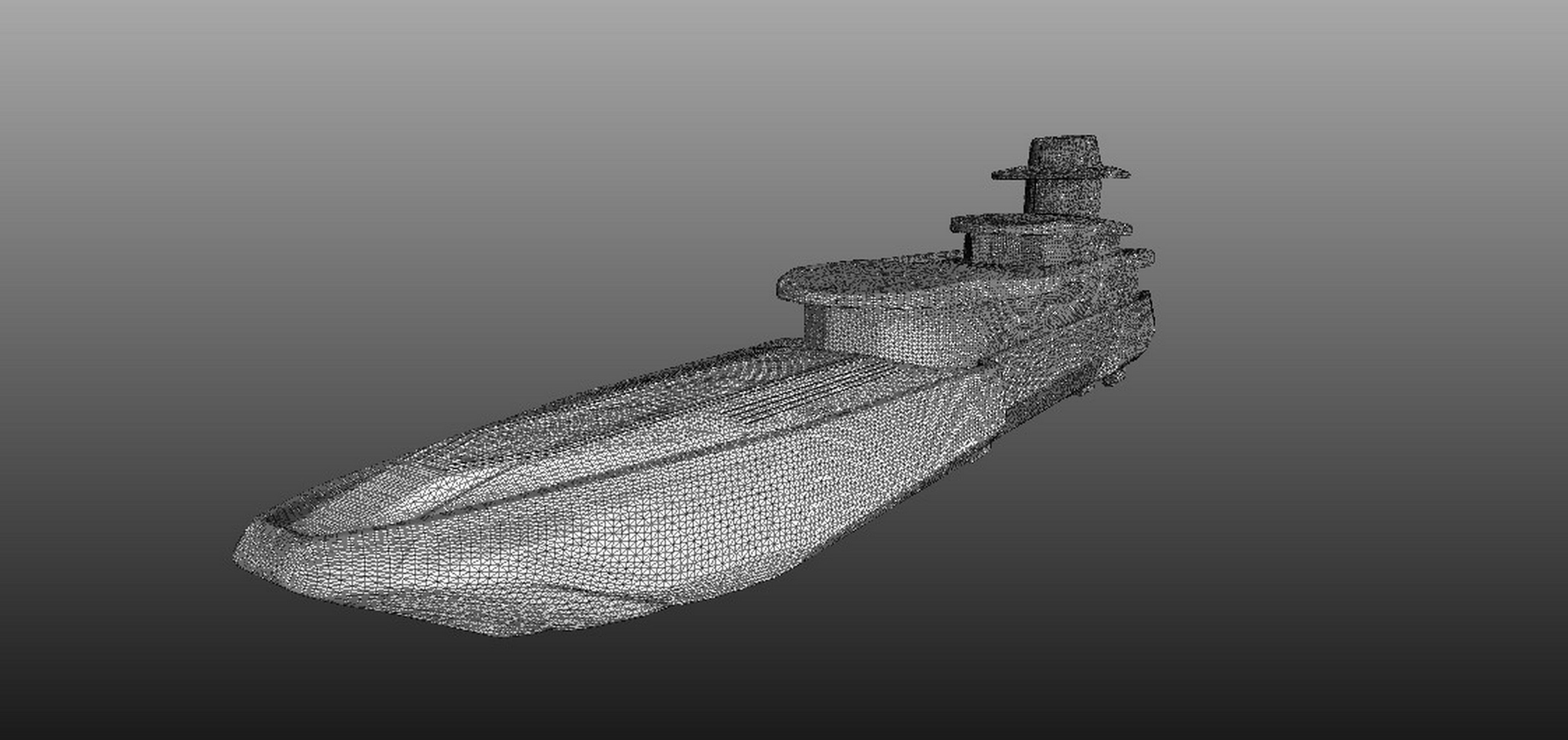 3D Yacht Model Low-poly 3D model_4