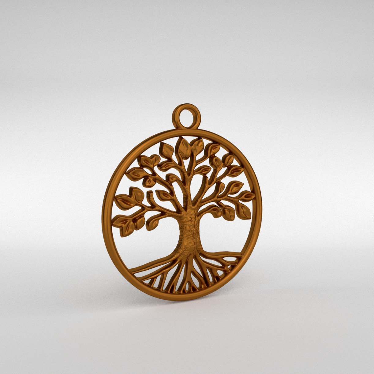 Tree Pendant 3D print model_1