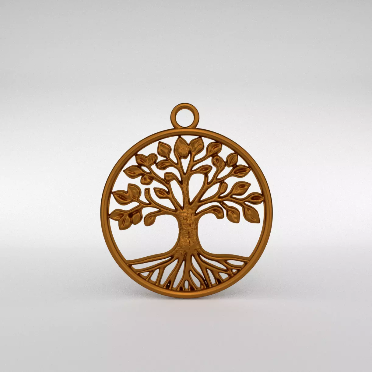 Tree Pendant 3D print model_0
