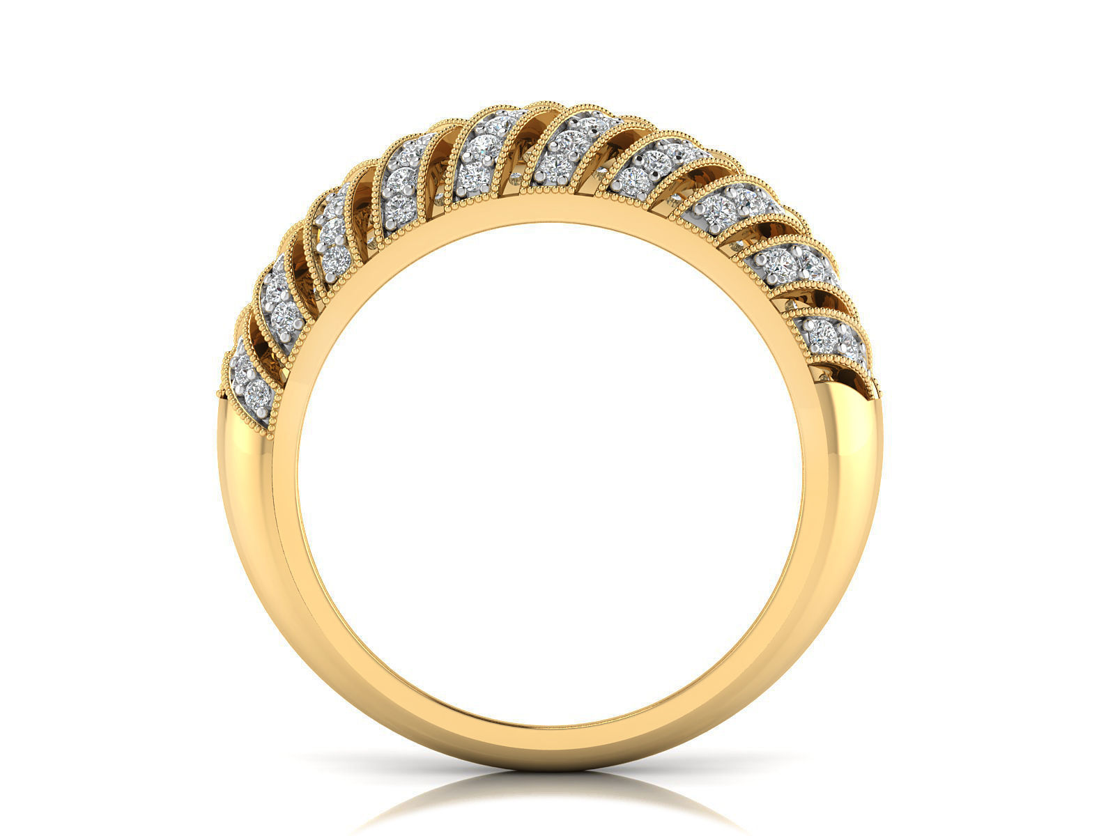 Women Ring  Render 3dm STL OBJ FBX Details 3D print model_6