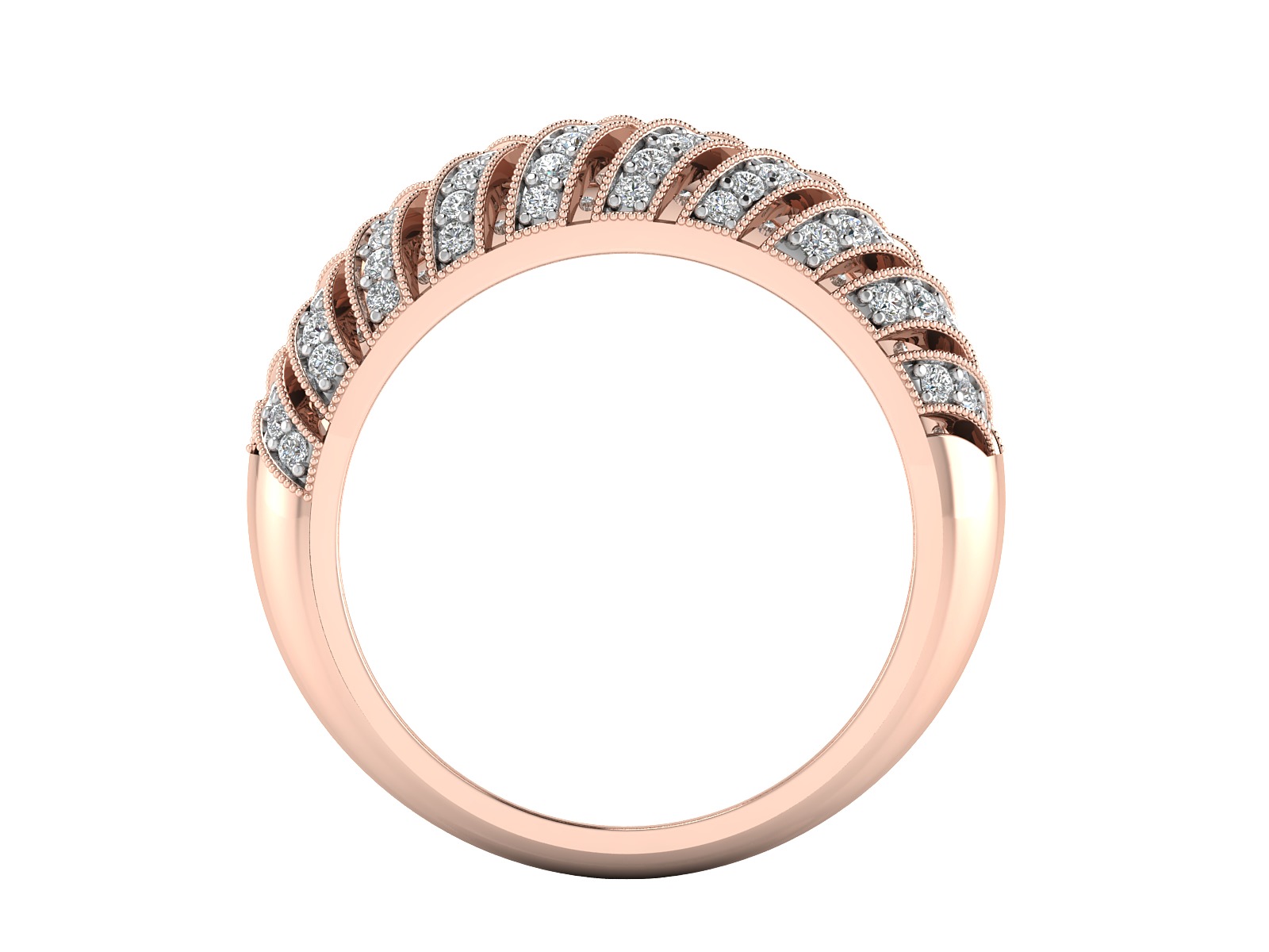 Women Ring  Render 3dm STL OBJ FBX Details 3D print model_5