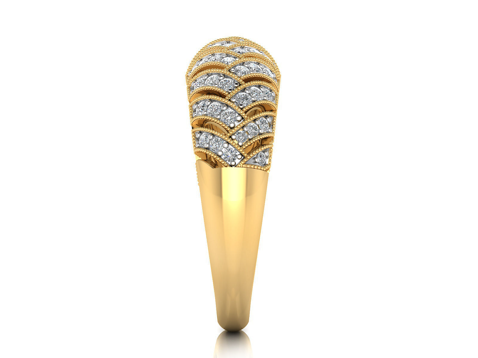 Women Ring  Render 3dm STL OBJ FBX Details 3D print model_10