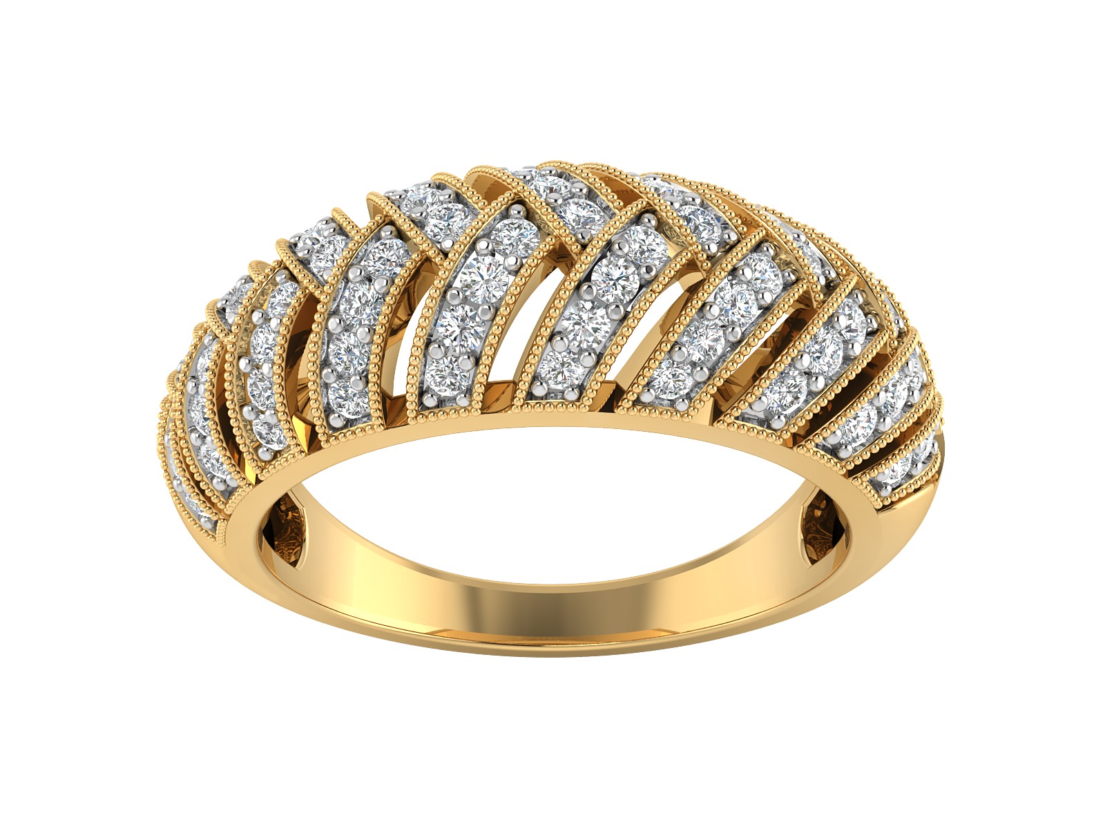 Women Ring  Render 3dm STL OBJ FBX Details 3D print model_3