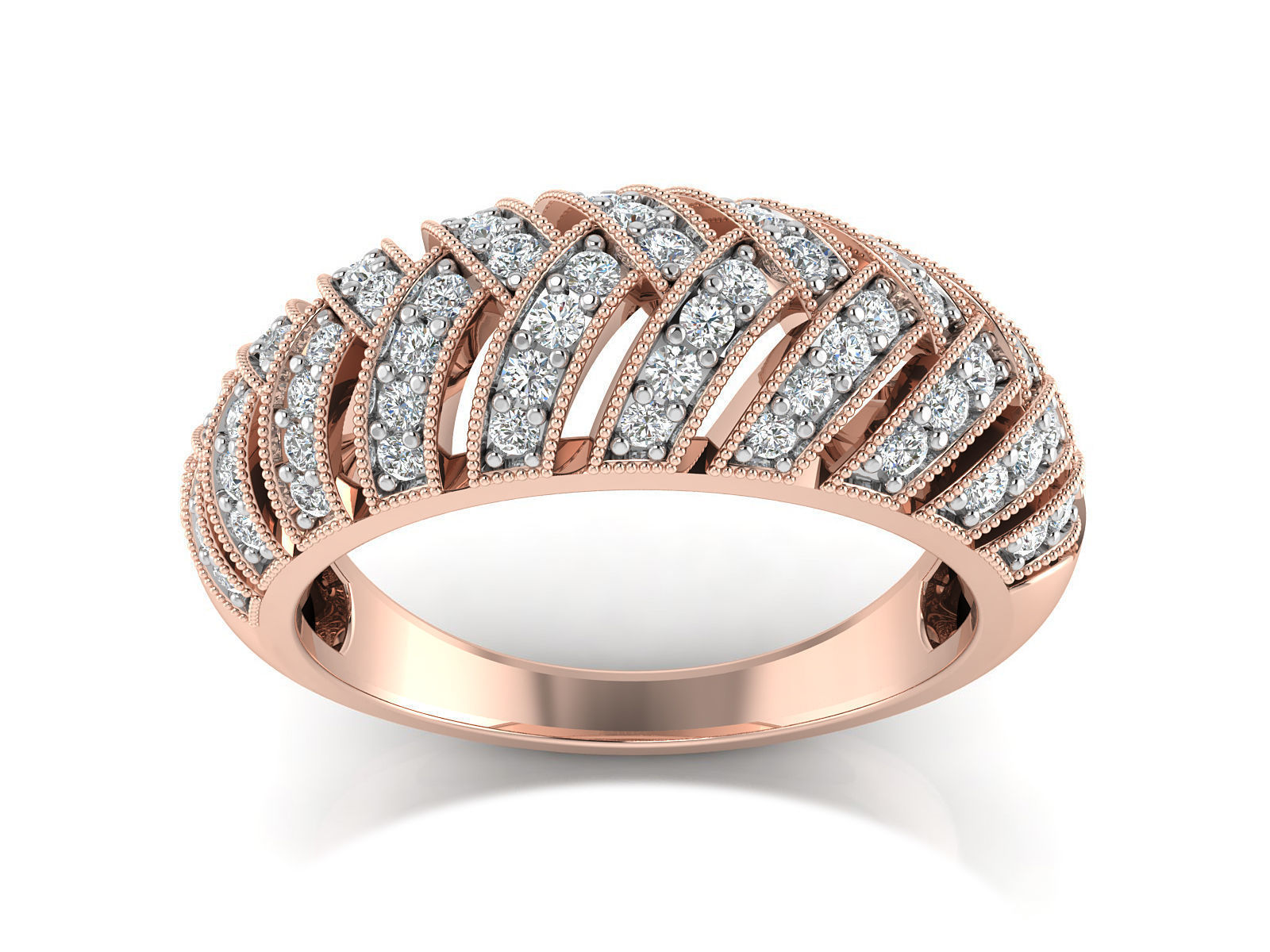 Women Ring  Render 3dm STL OBJ FBX Details 3D print model_1