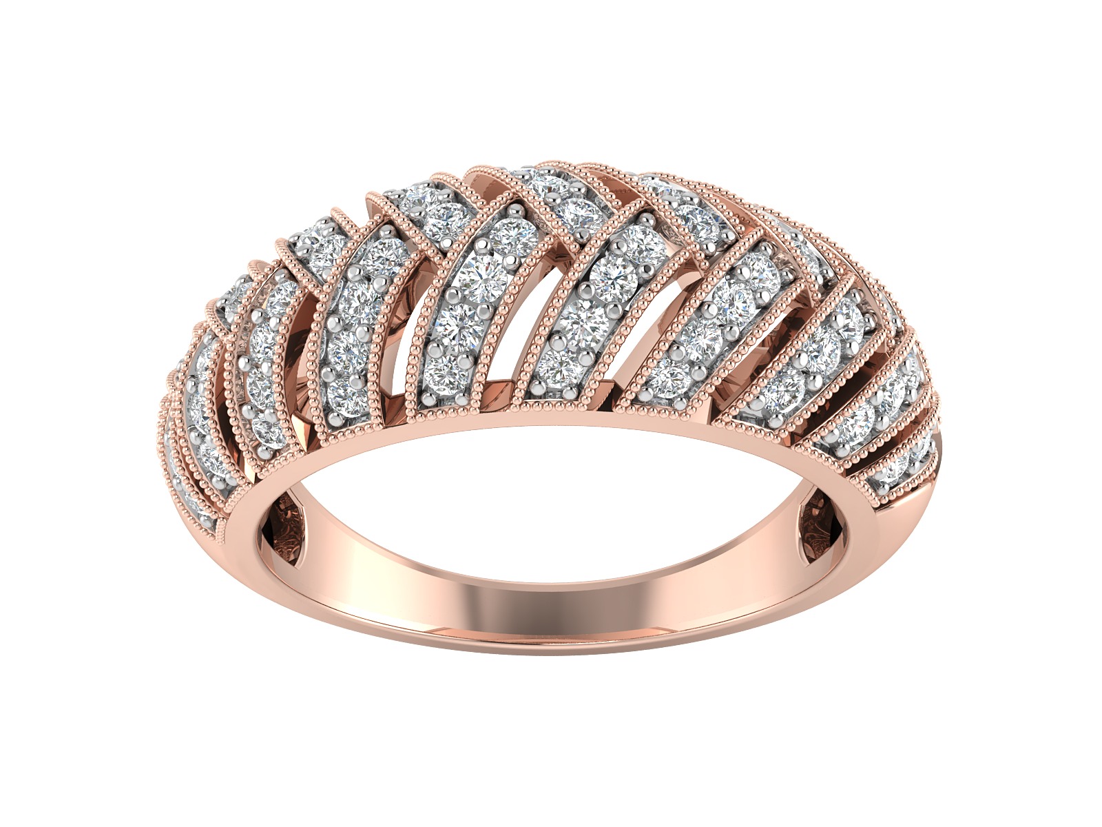 Women Ring  Render 3dm STL OBJ FBX Details 3D print model_2