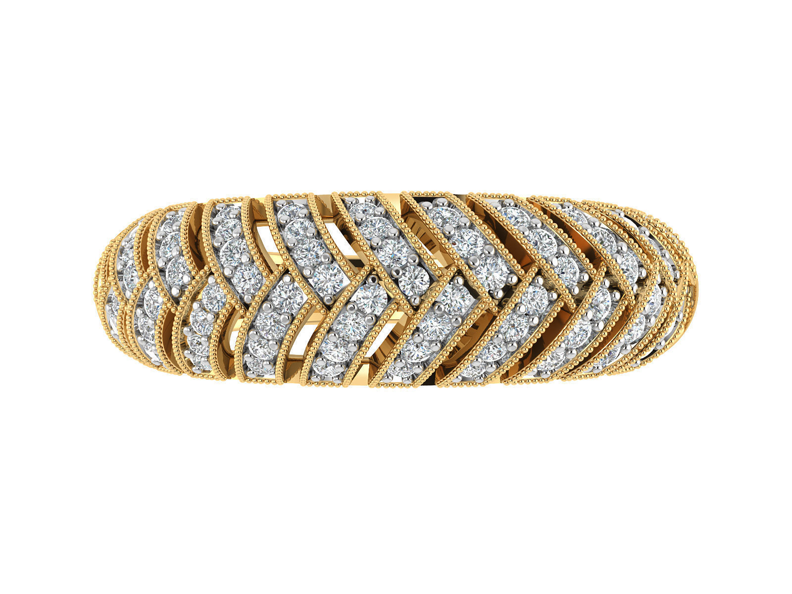 Women Ring  Render 3dm STL OBJ FBX Details 3D print model_14