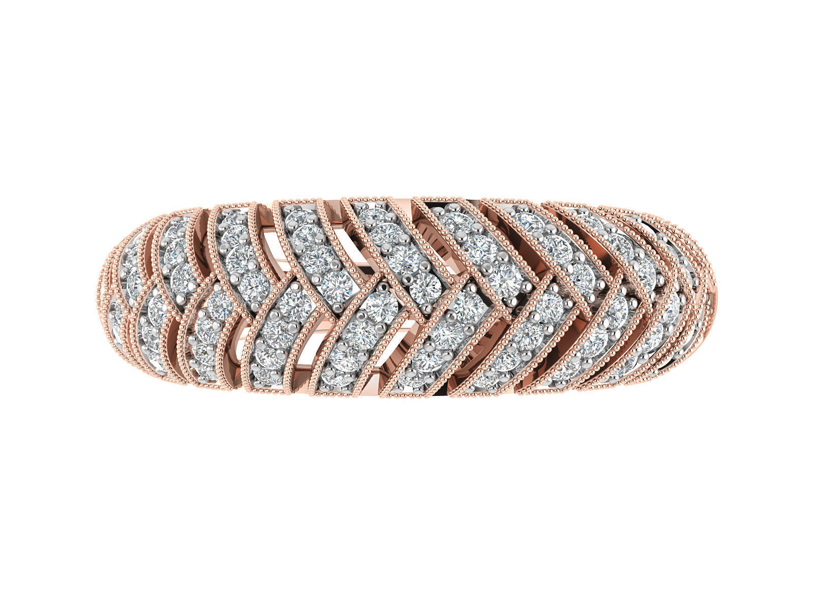 Women Ring  Render 3dm STL OBJ FBX Details 3D print model_12