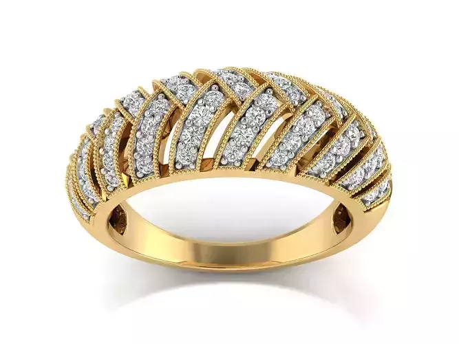 Women Ring  Render 3dm STL OBJ FBX Details 3D print model