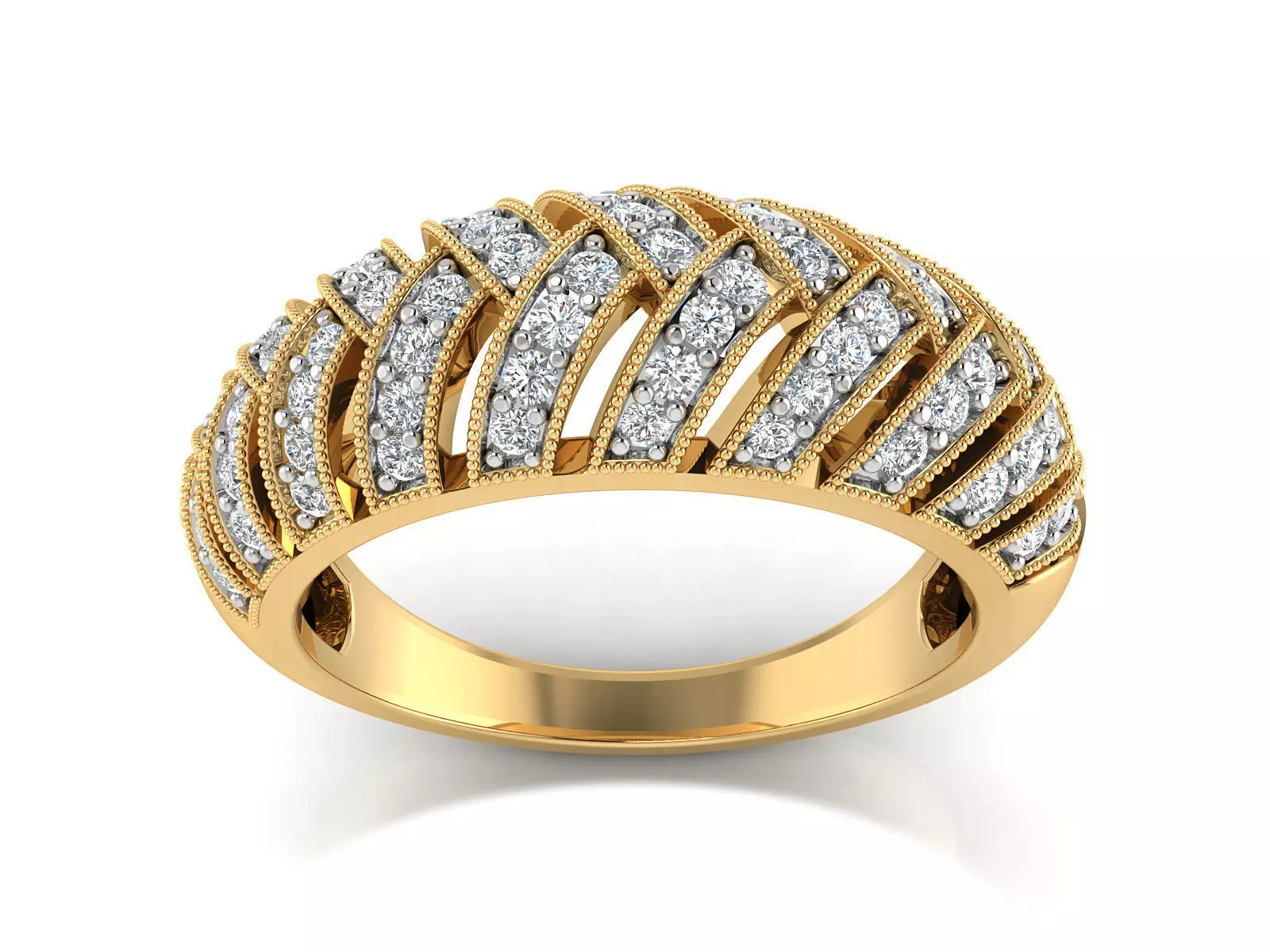 Women Ring  Render 3dm STL OBJ FBX Details 3D print model_0