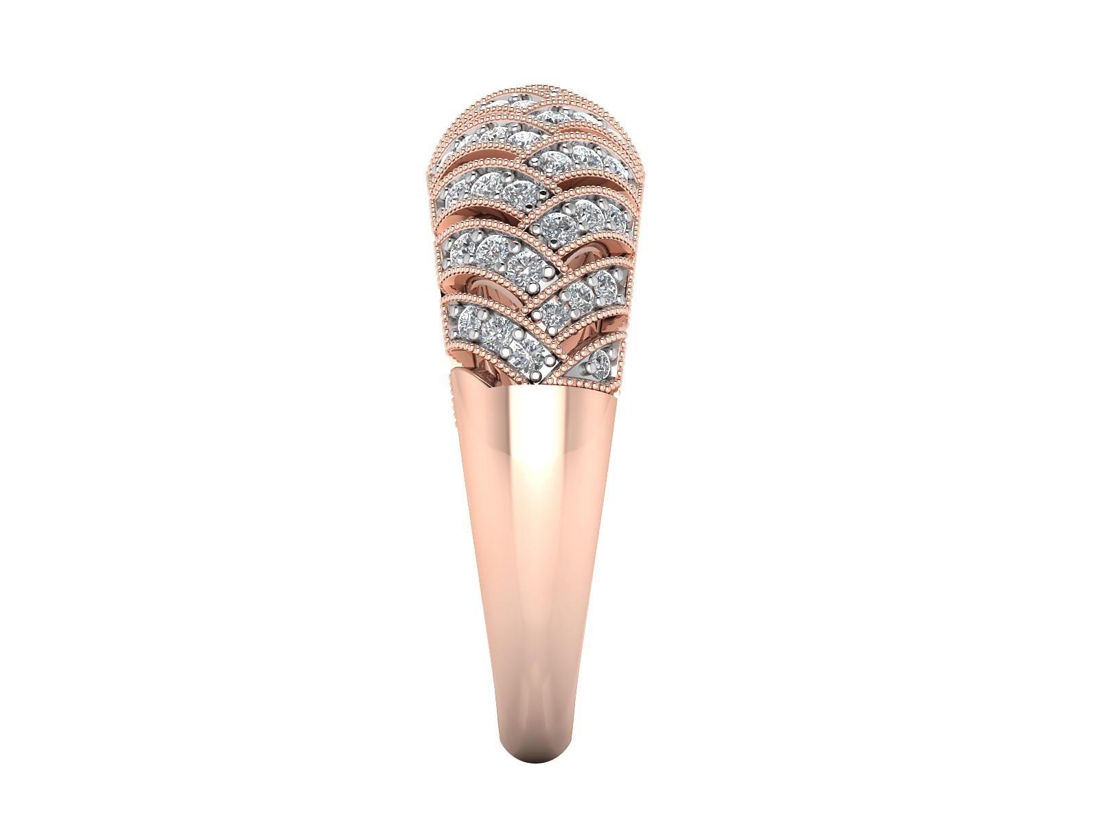 Women Ring  Render 3dm STL OBJ FBX Details 3D print model_9