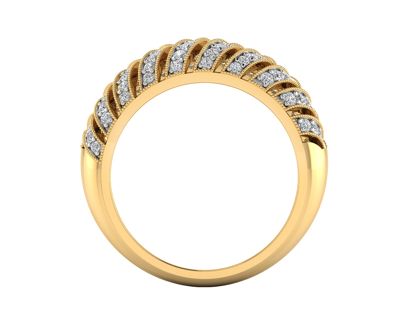 Women Ring  Render 3dm STL OBJ FBX Details 3D print model_7