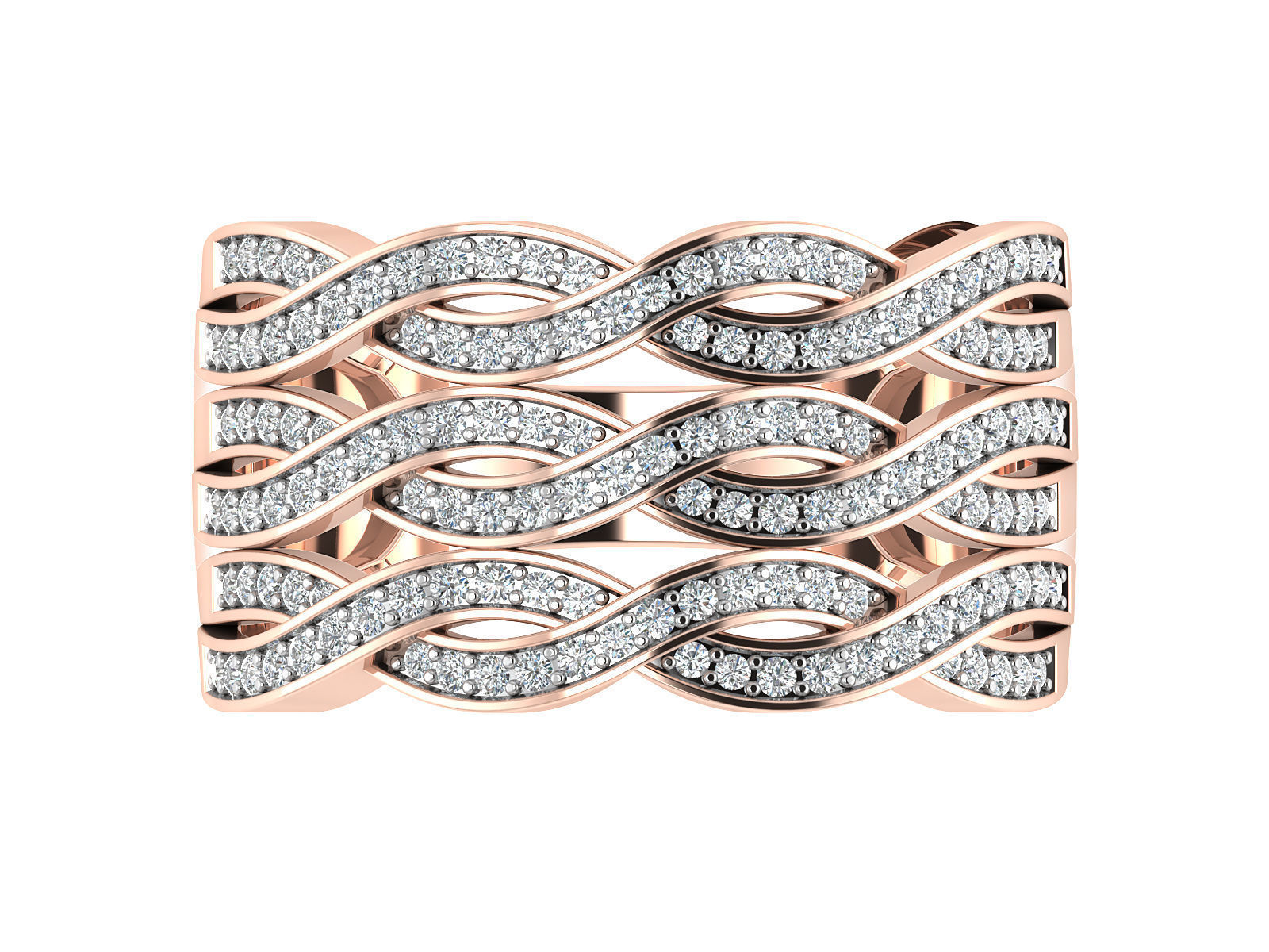 Women Ring  Render 3dm STL OBJ FBX Details 3D print model_12