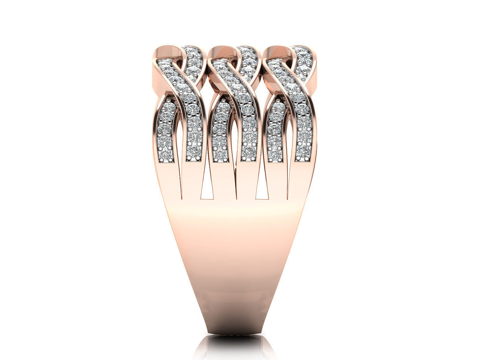 Women Ring  Render 3dm STL OBJ FBX Details 3D print model_8