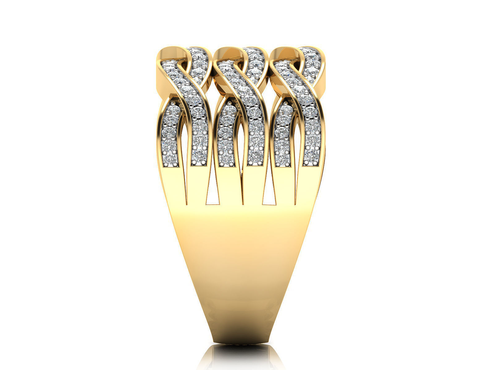 Women Ring  Render 3dm STL OBJ FBX Details 3D print model_10