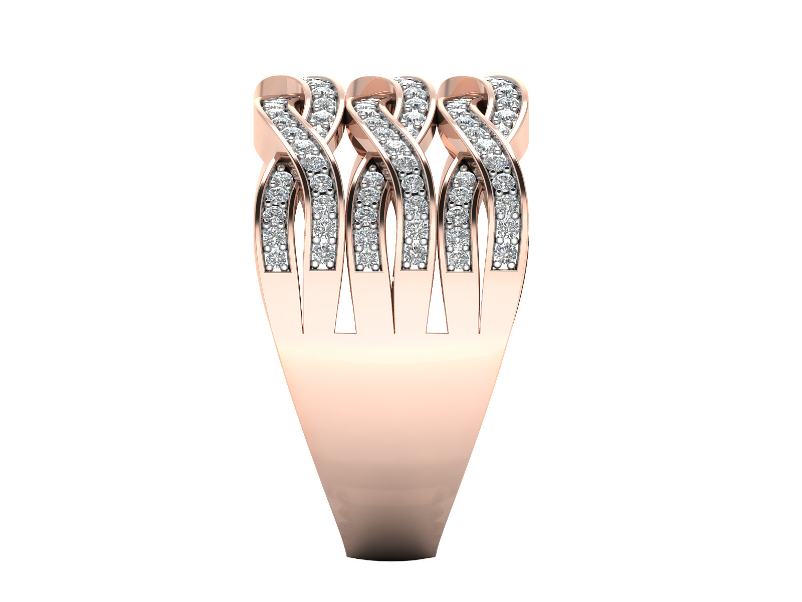 Women Ring  Render 3dm STL OBJ FBX Details 3D print model_9