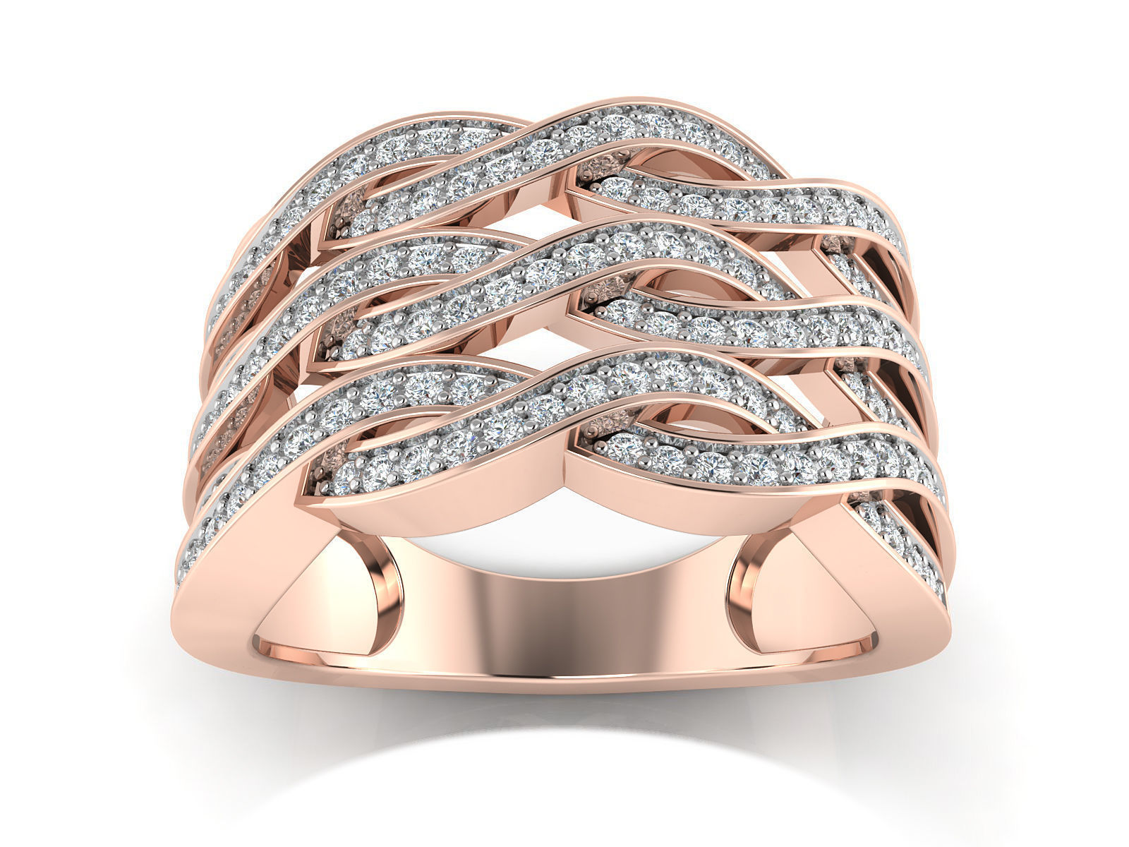 Women Ring  Render 3dm STL OBJ FBX Details 3D print model_1