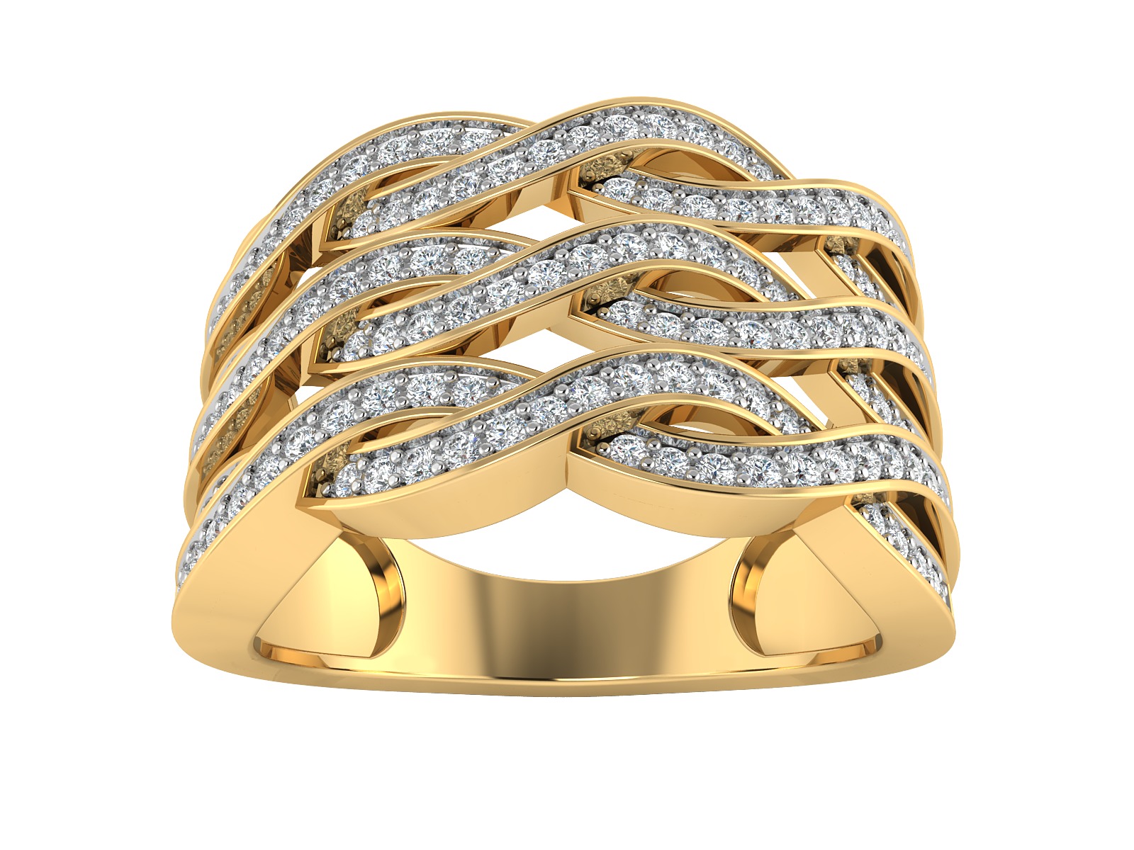 Women Ring  Render 3dm STL OBJ FBX Details 3D print model_3