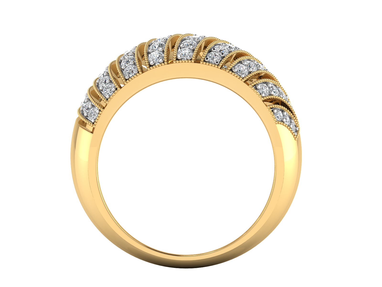Women Ring  Render 3dm STL OBJ FBX Details 3D print model_7