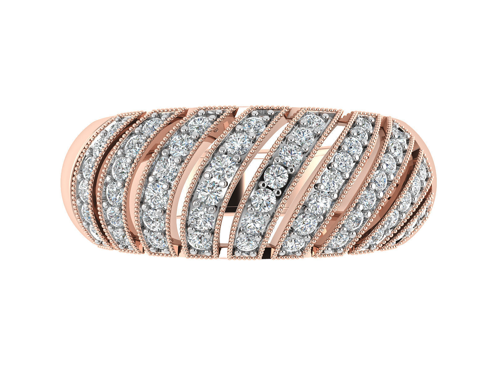 Women Ring  Render 3dm STL OBJ FBX Details 3D print model_12