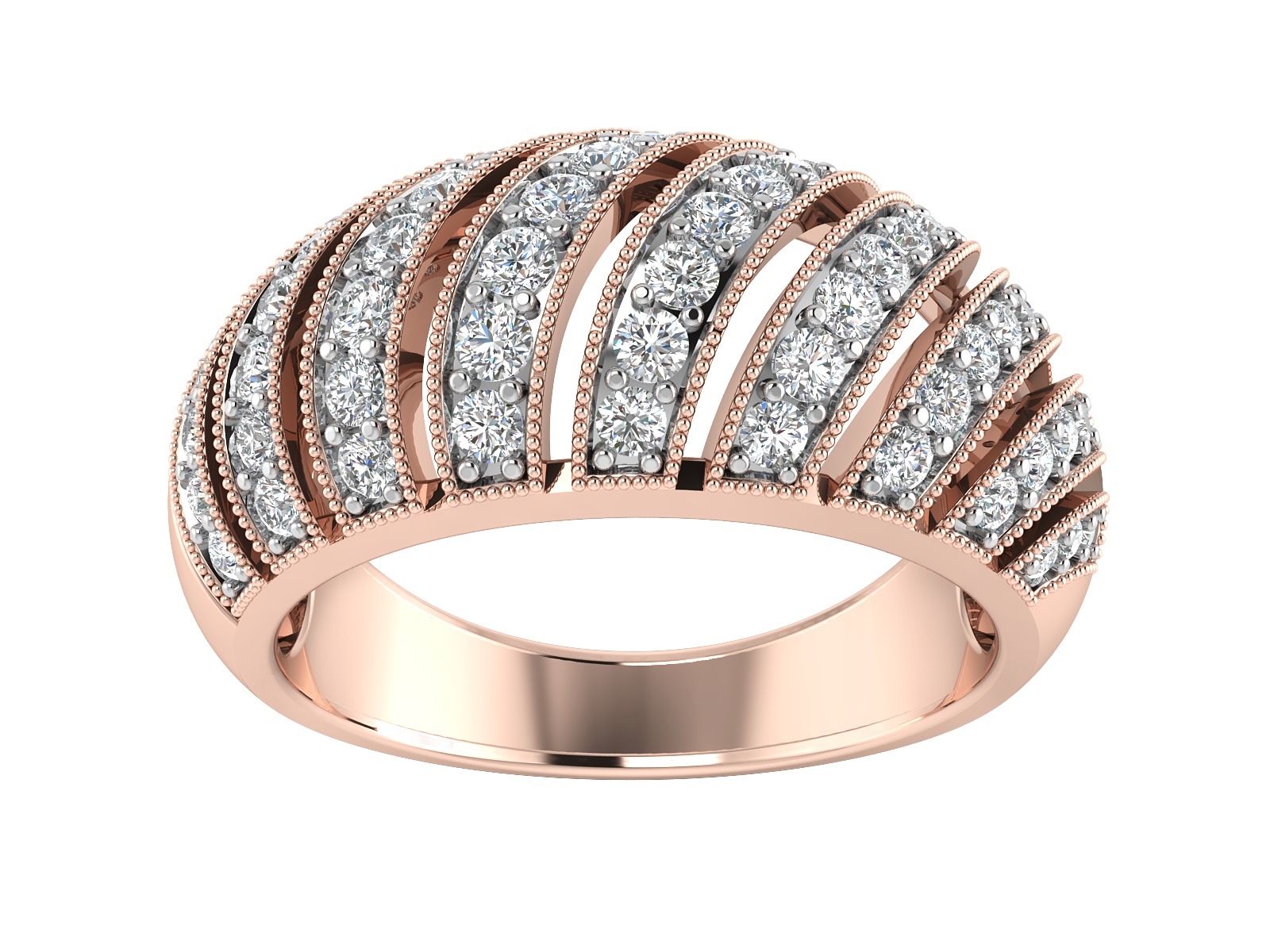 Women Ring  Render 3dm STL OBJ FBX Details 3D print model_2