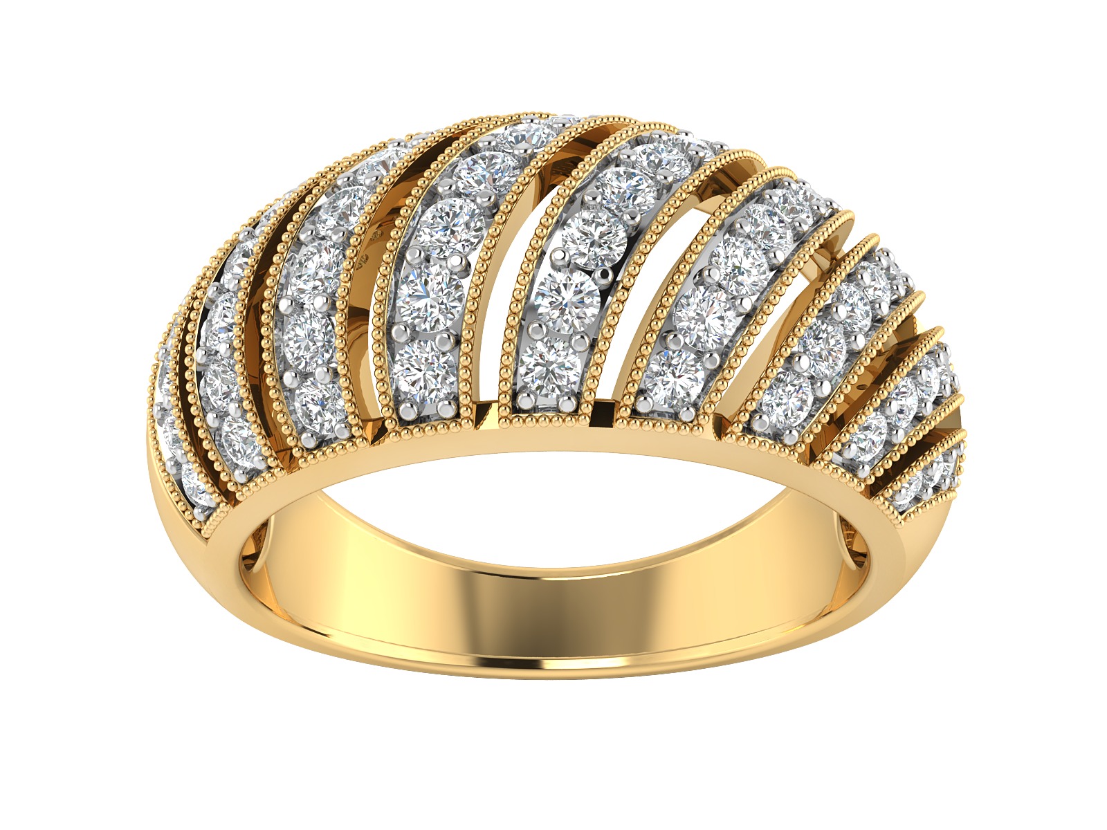 Women Ring  Render 3dm STL OBJ FBX Details 3D print model_3