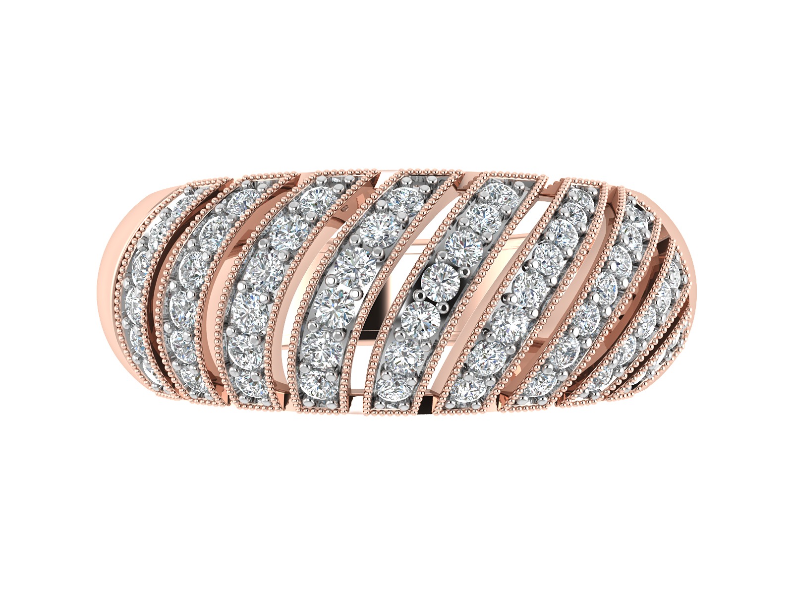 Women Ring  Render 3dm STL OBJ FBX Details 3D print model_13