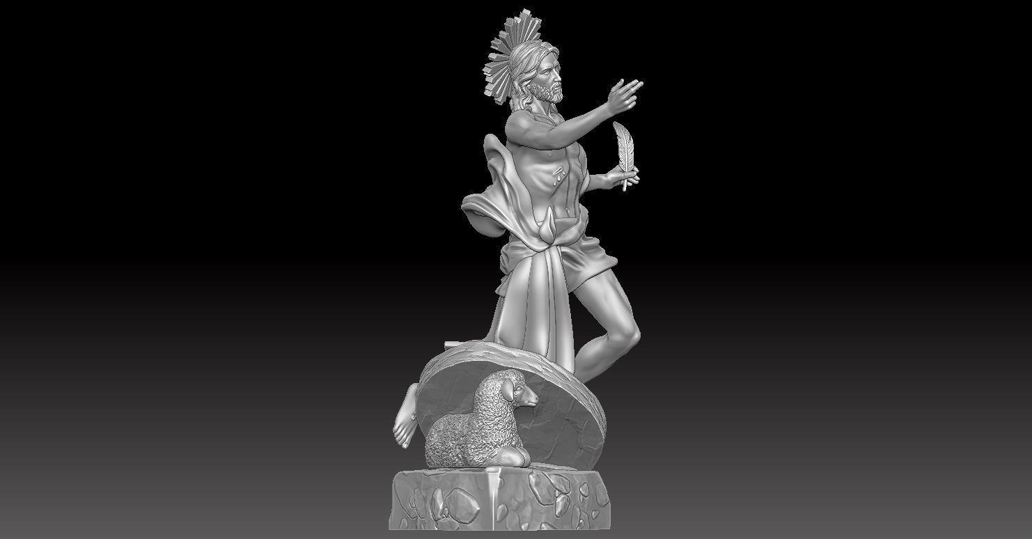 Model of the Flying Jesus Christ Statue 3D print model_20