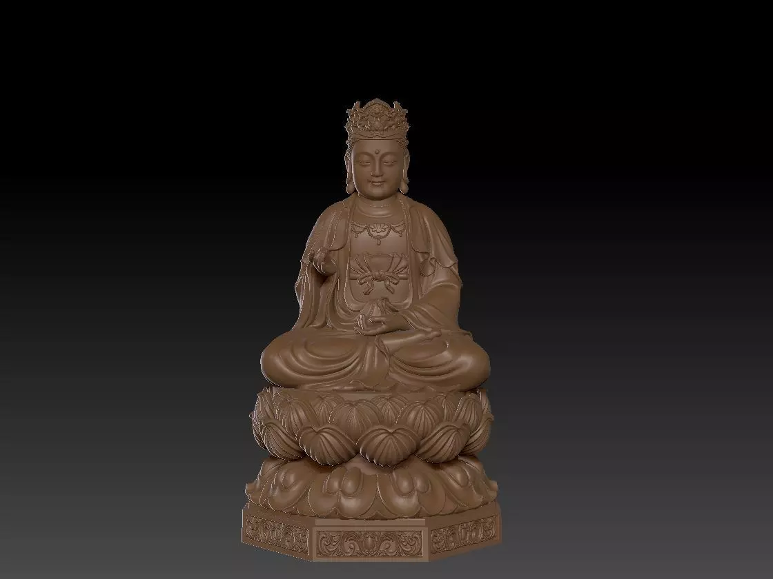 3D Models Buddha Statue  3D print model_0