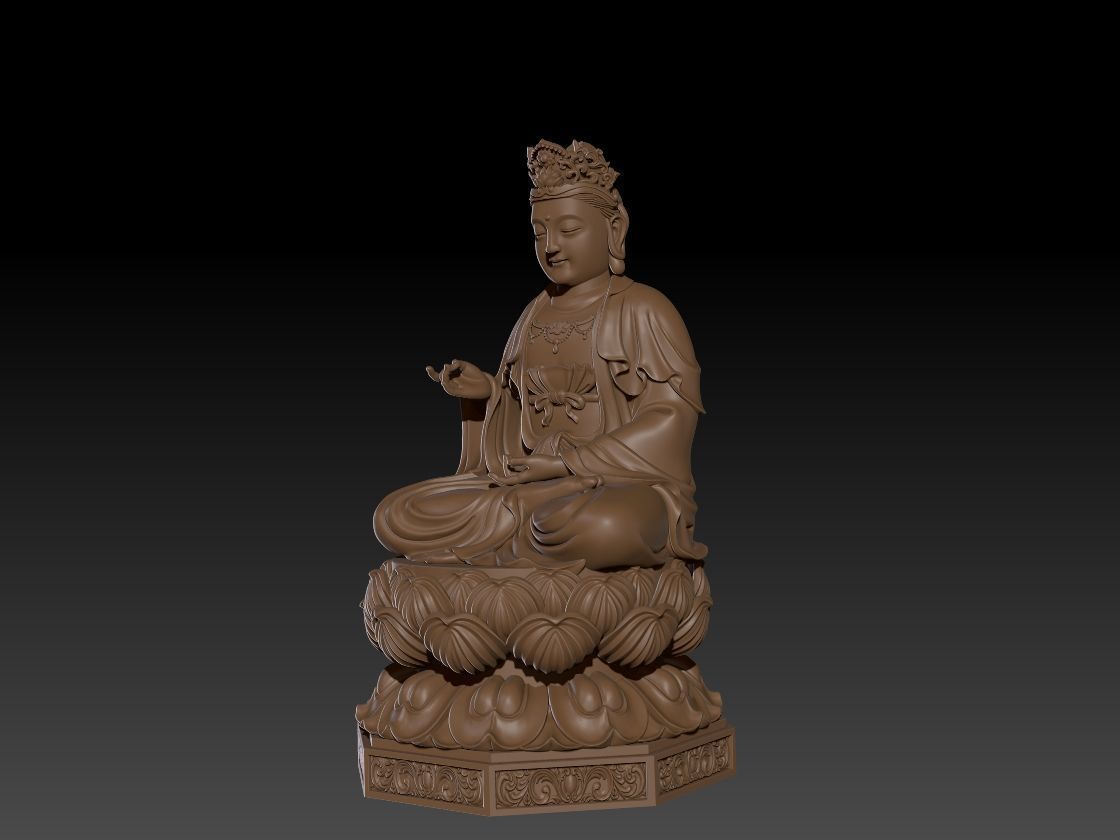 3D Models Buddha Statue  3D print model_3