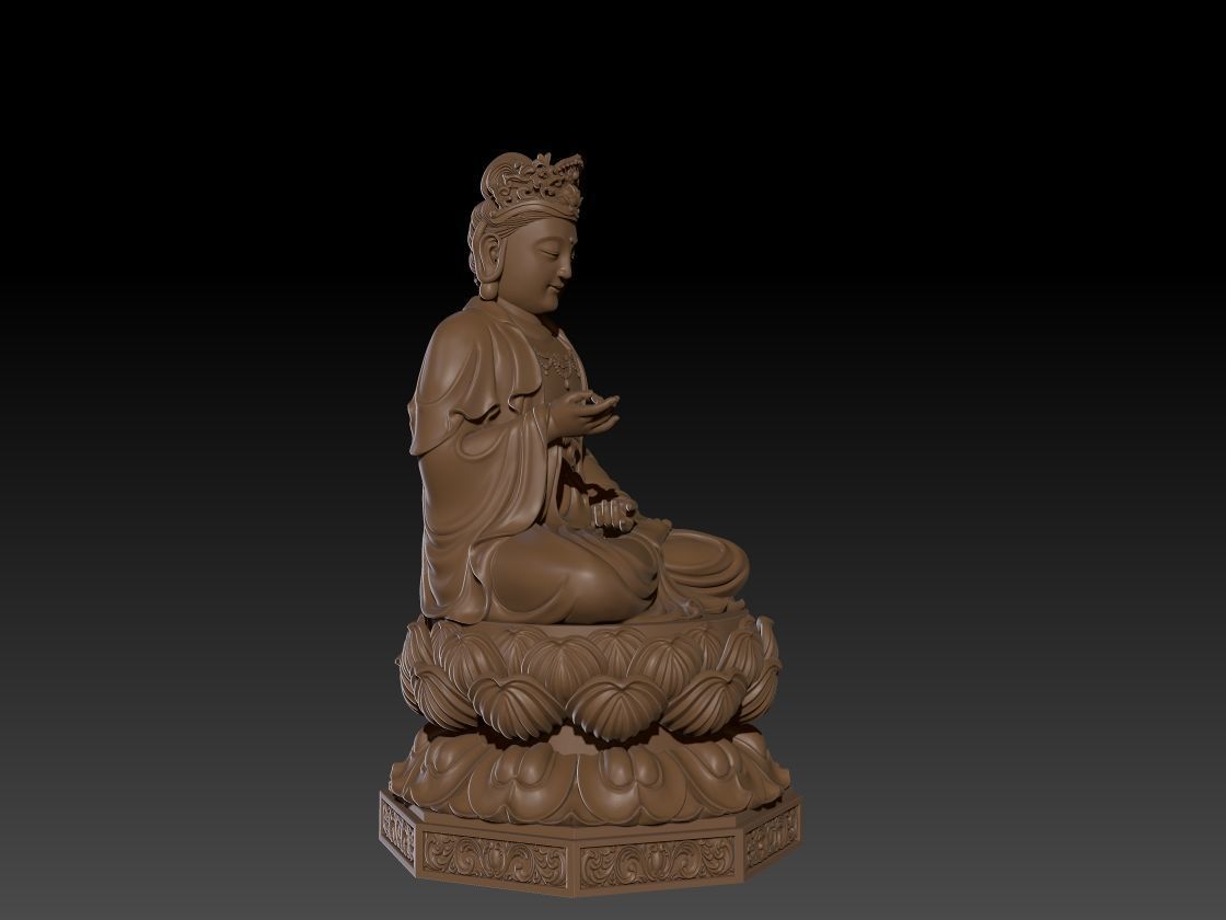 3D Models Buddha Statue  3D print model_1