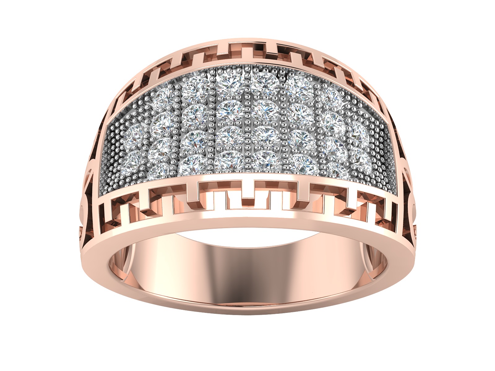 Women Ring  Render 3dm STL OBJ FBX Details 3D print model_2