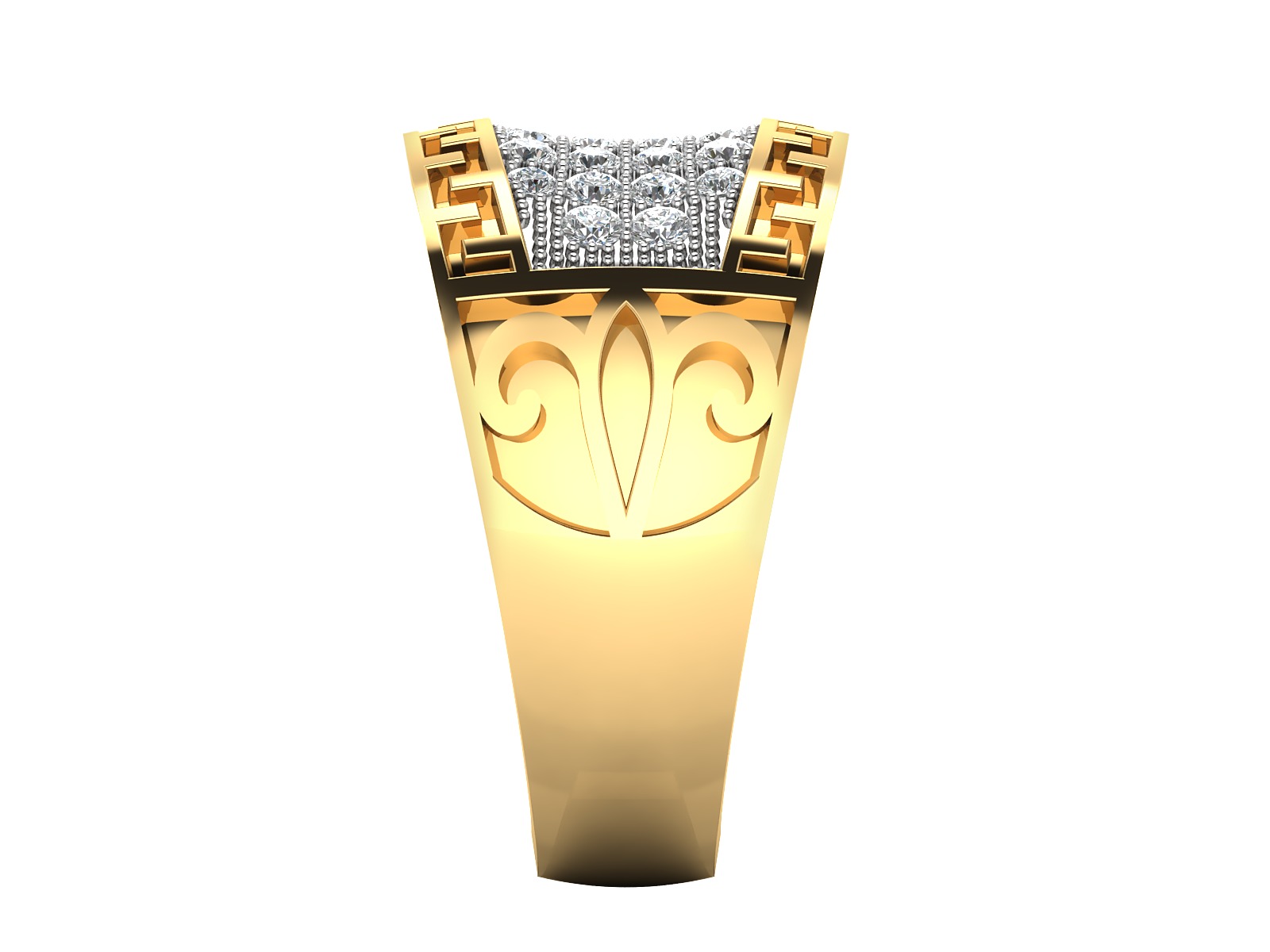Women Ring  Render 3dm STL OBJ FBX Details 3D print model_11