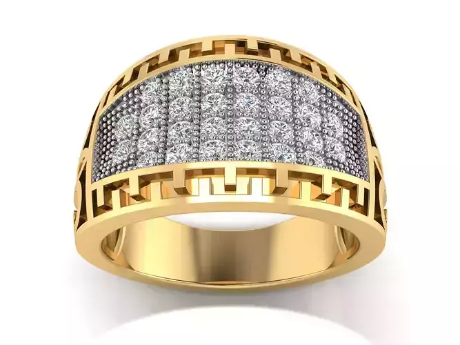 Women Ring  Render 3dm STL OBJ FBX Details 3D print model
