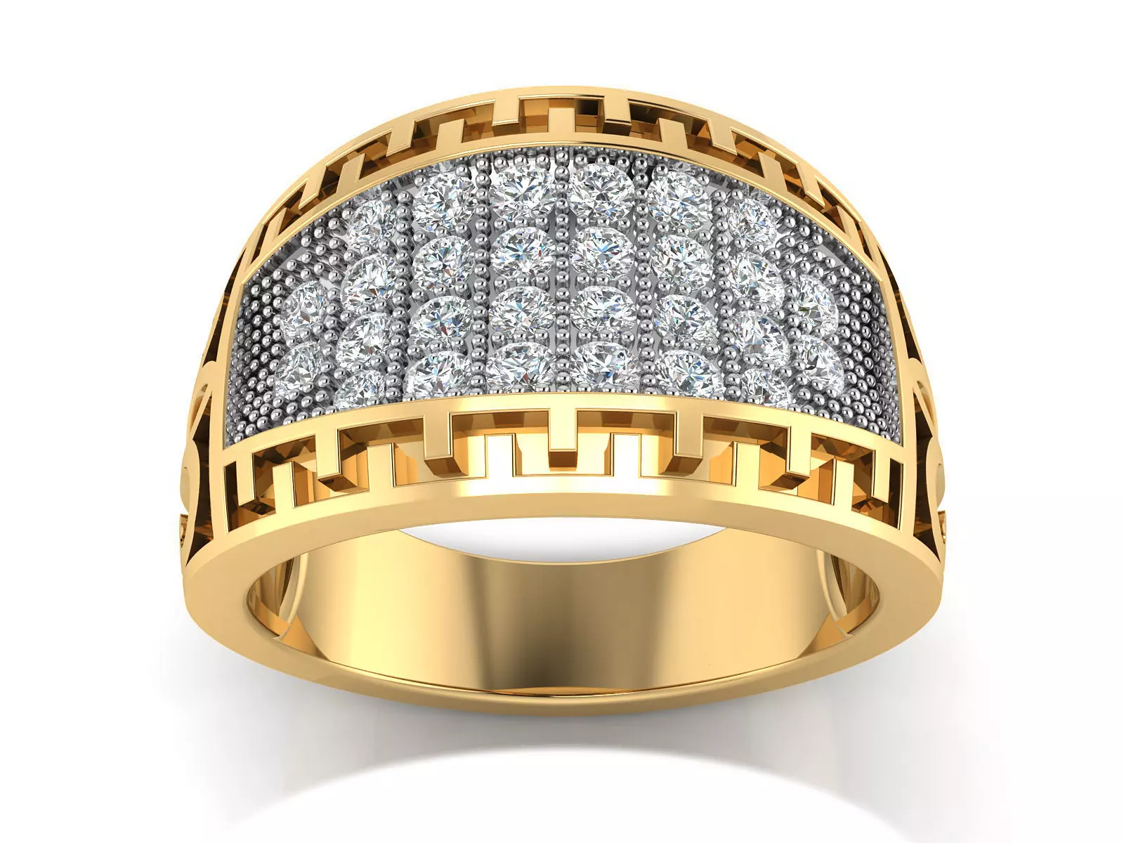 Women Ring  Render 3dm STL OBJ FBX Details 3D print model_0