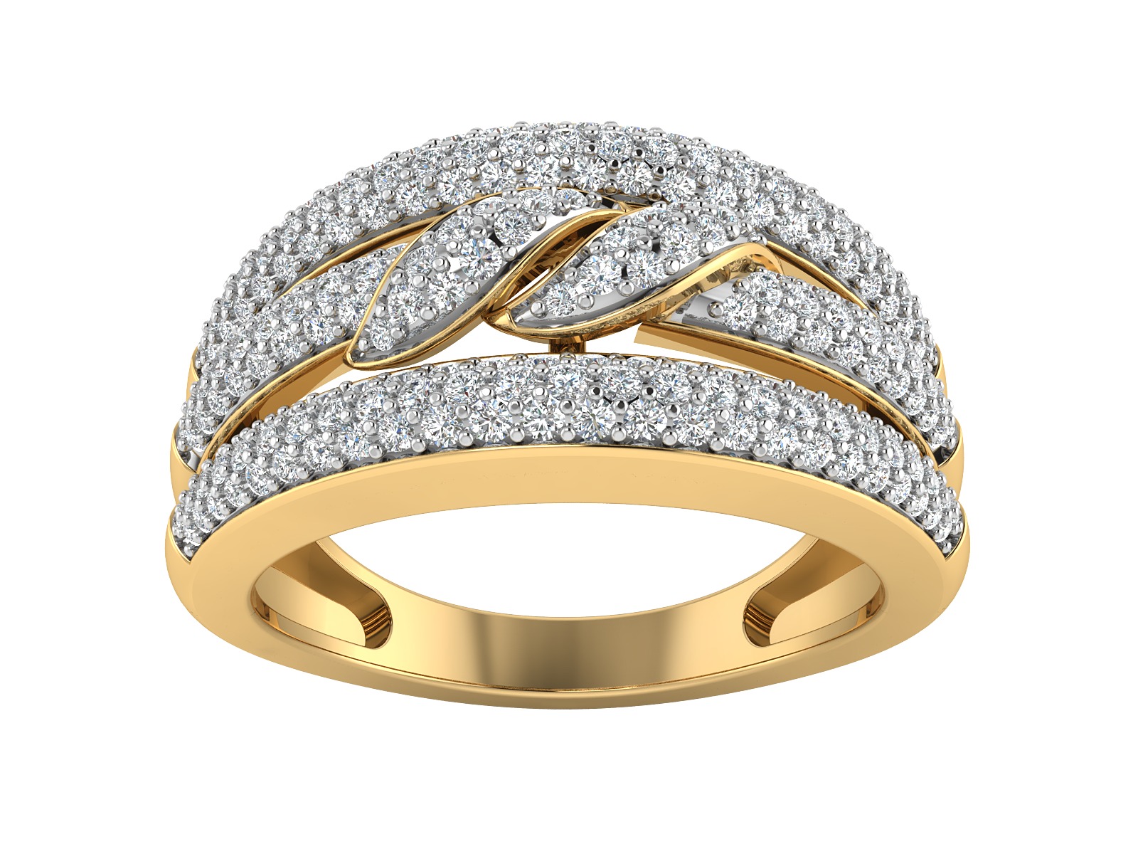 Women Ring  Render 3dm STL OBJ FBX Details 3D print model_3