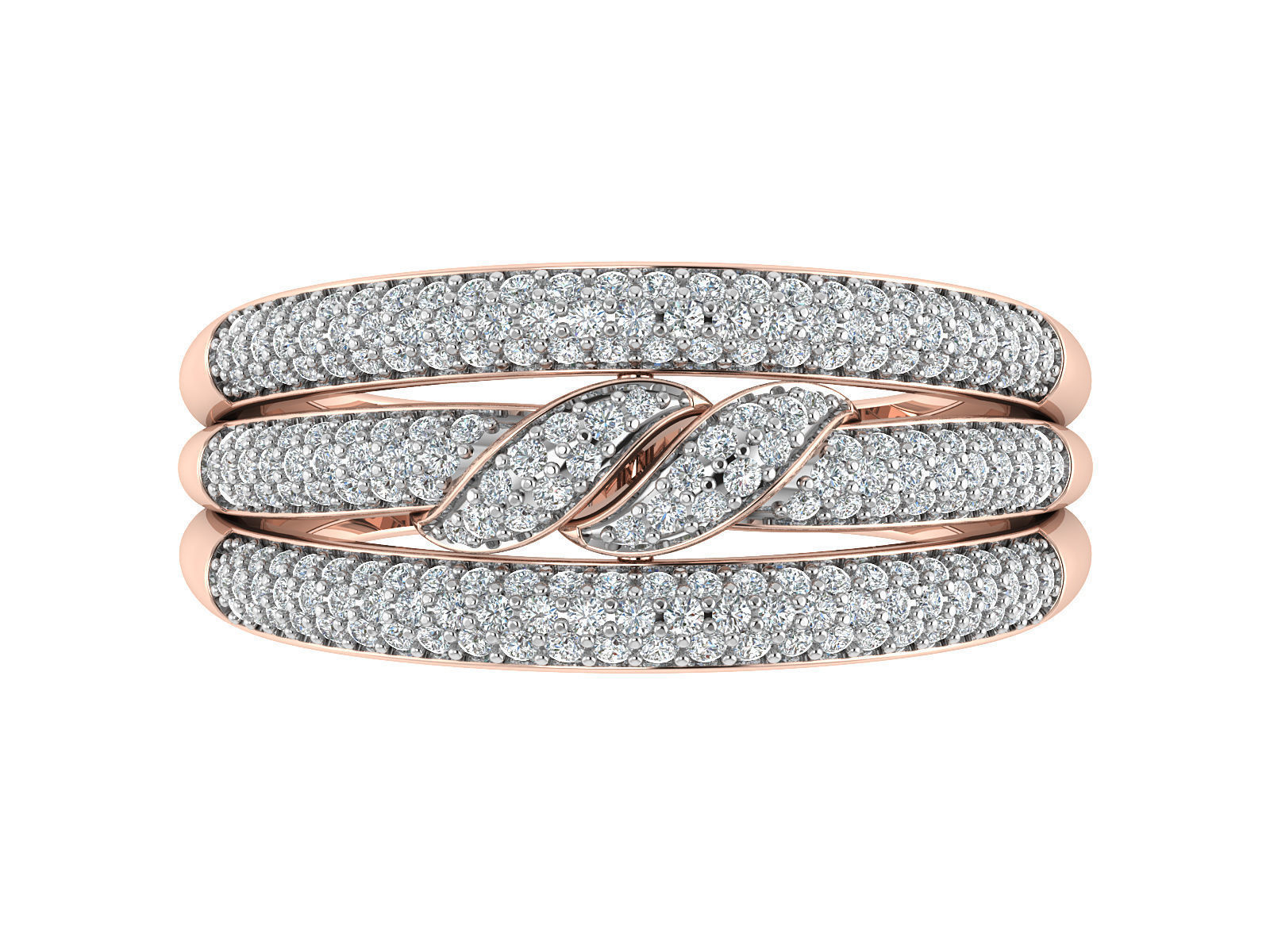 Women Ring  Render 3dm STL OBJ FBX Details 3D print model_12