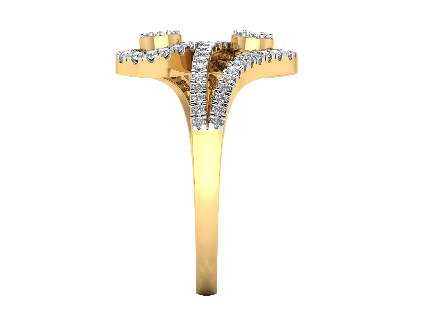 Women Ring  Render 3dm STL OBJ FBX Details 3D print model_11