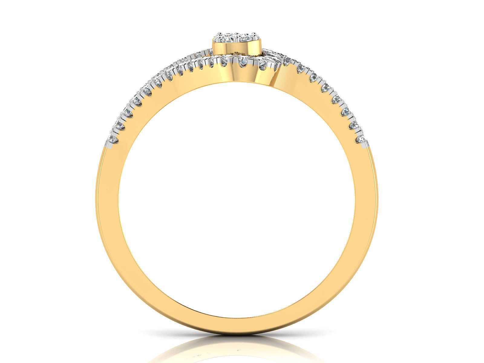 Women Ring  Render 3dm STL OBJ FBX Details 3D print model_6