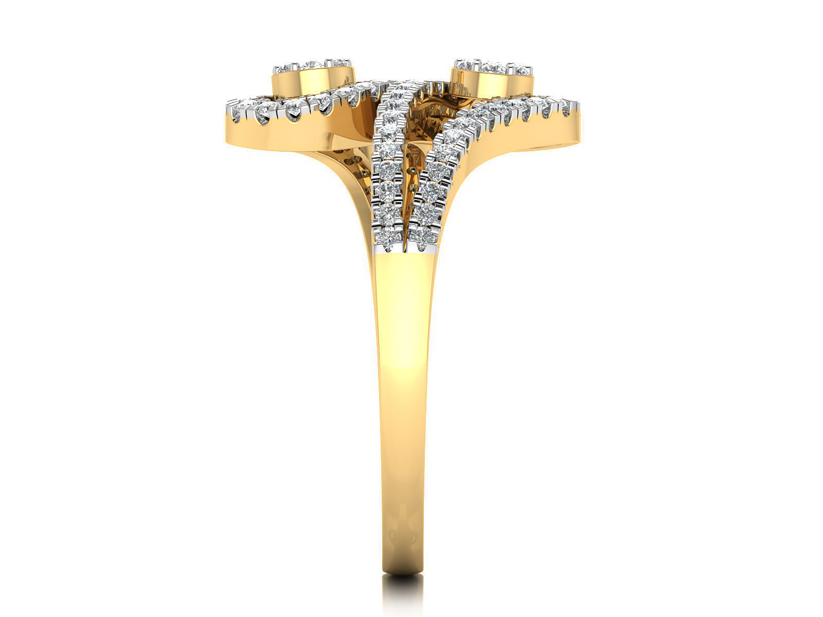 Women Ring  Render 3dm STL OBJ FBX Details 3D print model_10