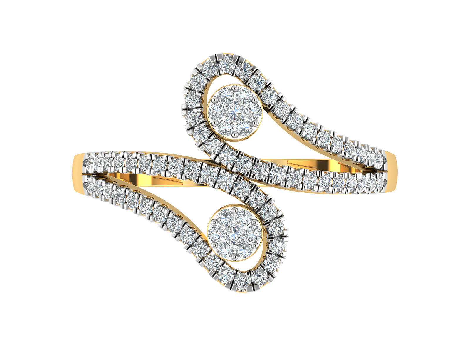 Women Ring  Render 3dm STL OBJ FBX Details 3D print model_14