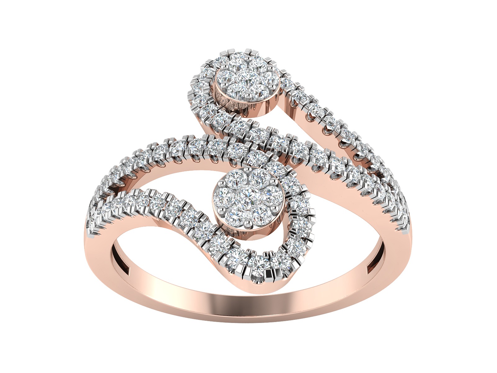 Women Ring  Render 3dm STL OBJ FBX Details 3D print model_2