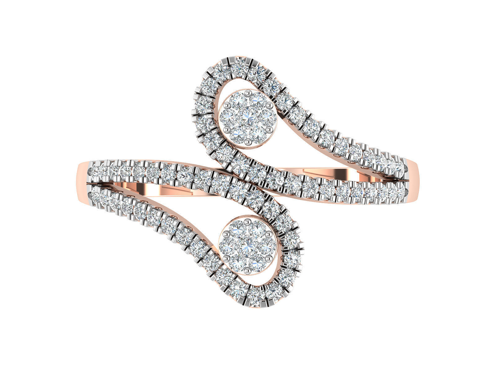 Women Ring  Render 3dm STL OBJ FBX Details 3D print model_12