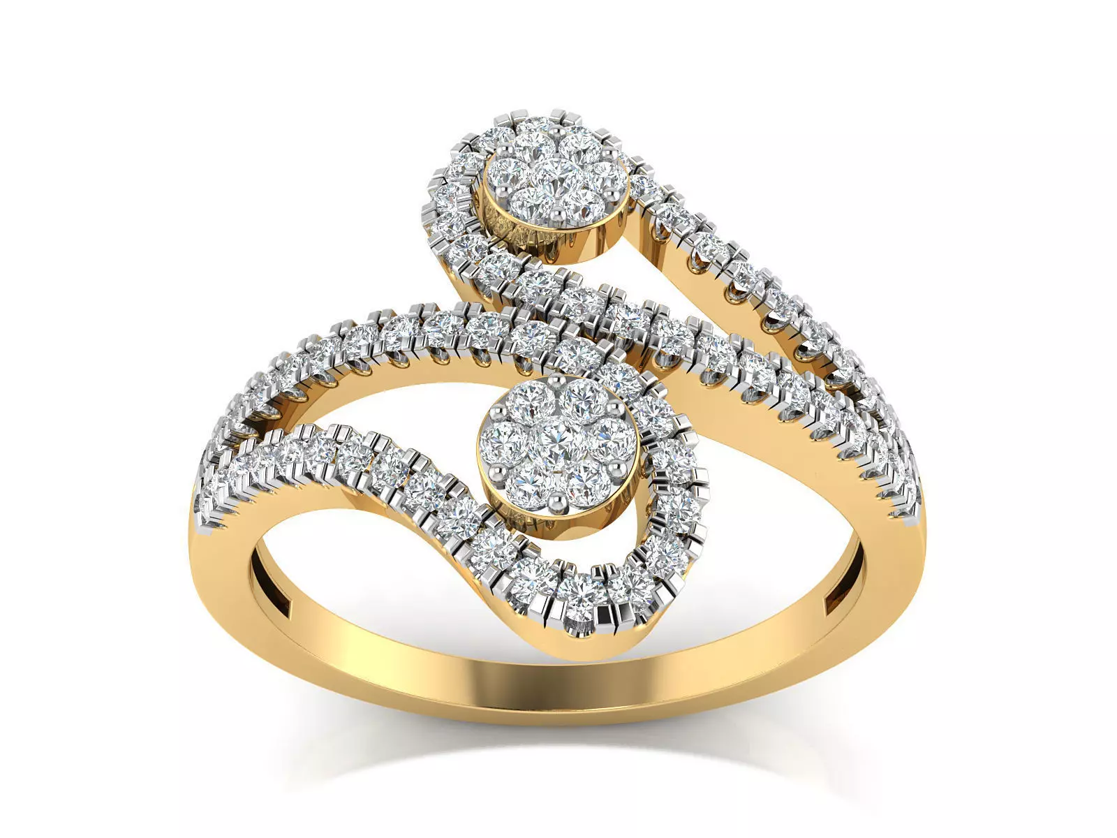 Women Ring  Render 3dm STL OBJ FBX Details 3D print model_0