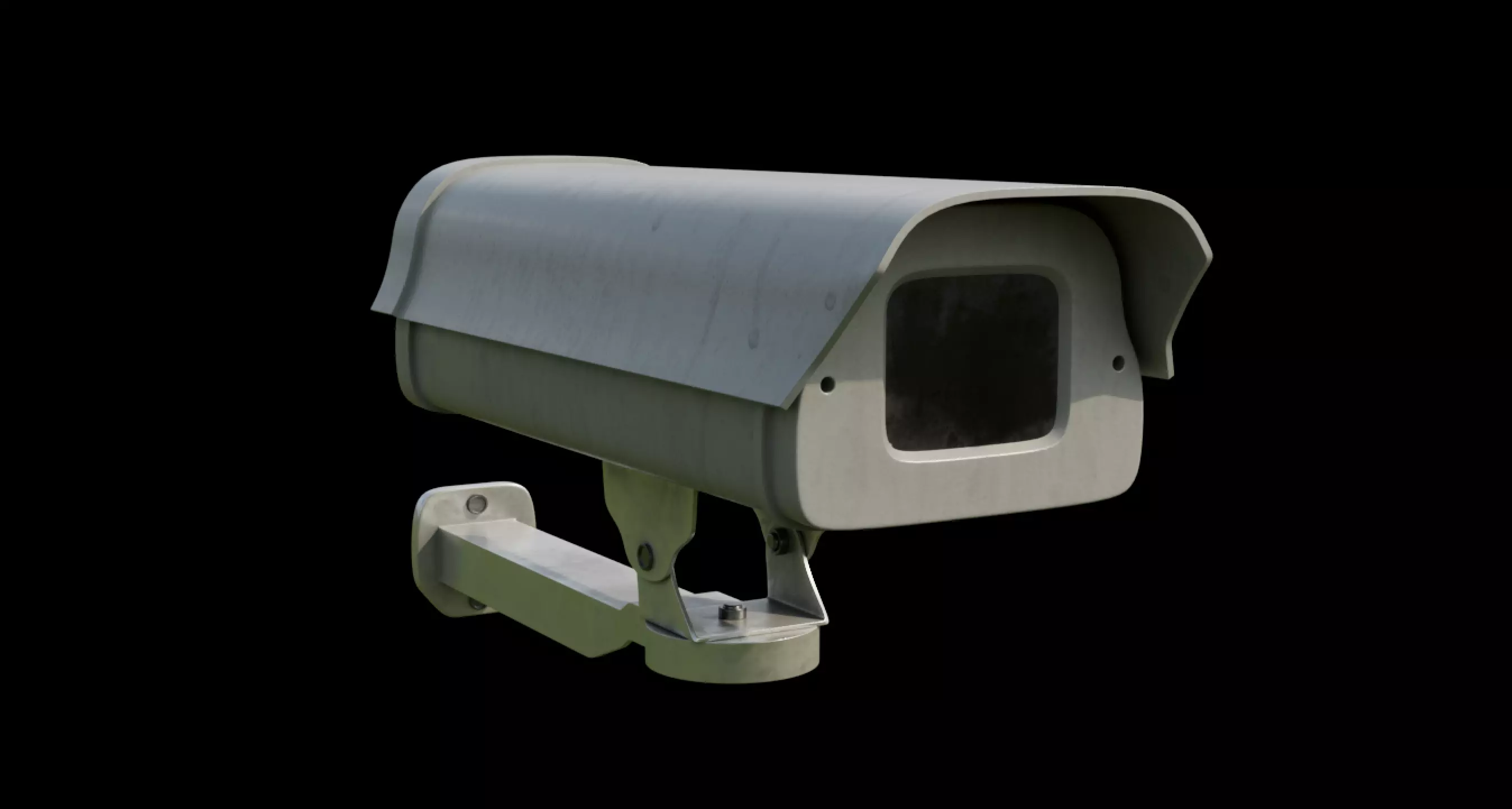 CCTV camera 3d model Free low-poly 3D model
