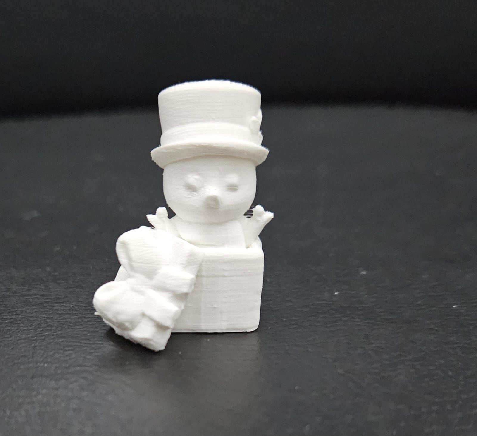 Snowman Gift 3D print model_4